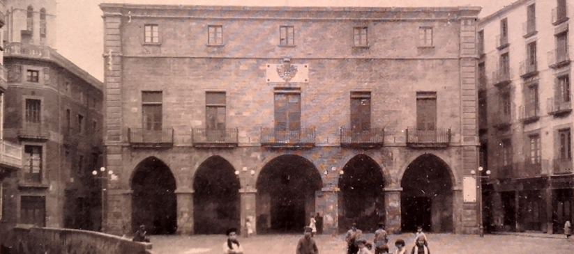 Fotografía de la Casa de la Ciudad (principios del siglo XX). Fuente Ayuntamiento de Manresa