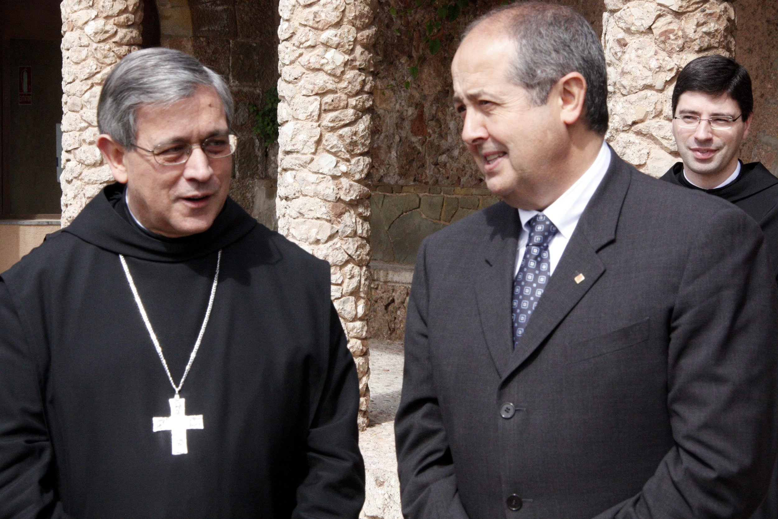 L'abat de Montserrat demana a la Mare de Déu pels presos i exiliats