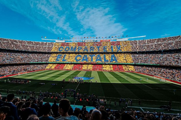 Comparteix catala camp nou / omnium Comparteix catala camp nou / omnium