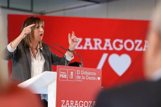 EuropaPress 4996540 candidata psoe alcaldía zaragoza lola estertor interviene acto precampana