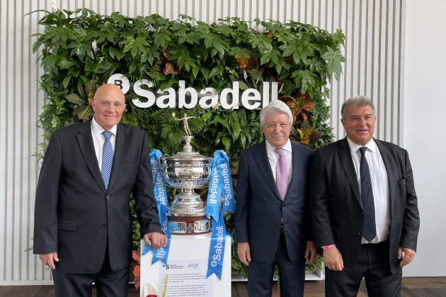 Josep Oliu Enrique Cerezo Joan Laporta Barcelona Open Banc Sabadell 2023