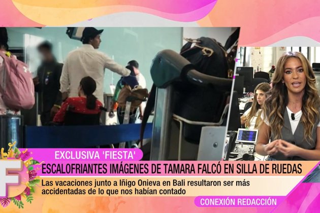 Tamara Falcó silla de ruedas Iñigo Onieva Telecinco Tamara Falcó silla de ruedas Iñigo Onieva Telecinco
