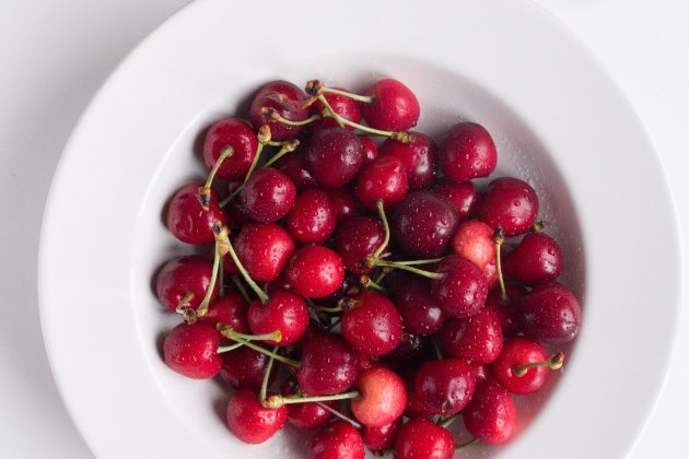 Plato de cerezas Plato de cerezas