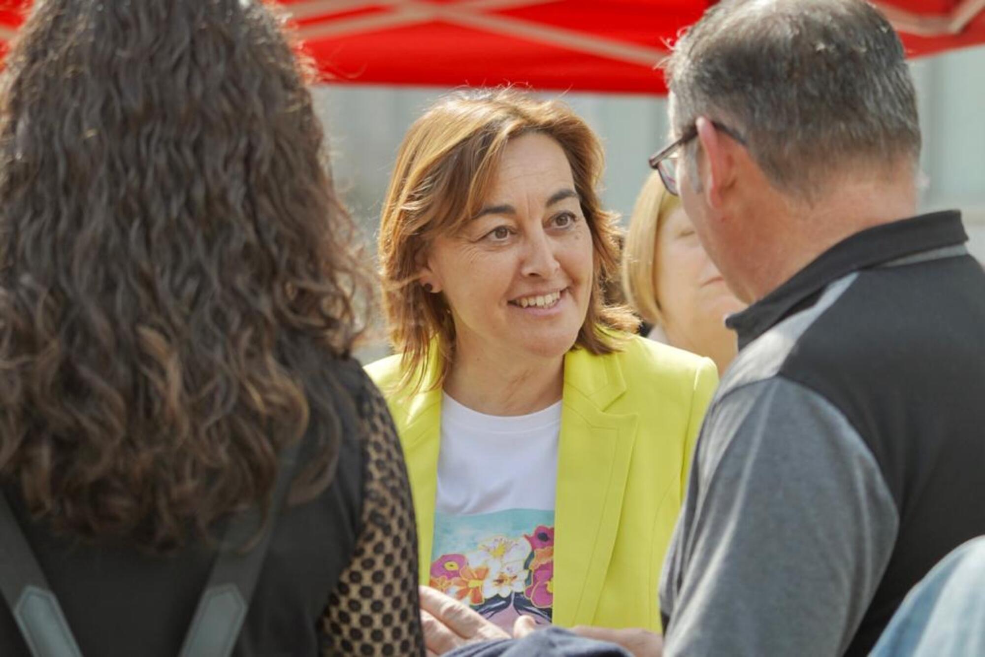 Sílvia Paneque (PSC), convencida de que los vecinos de Girona votarán por un cambio en el gobierno municipal