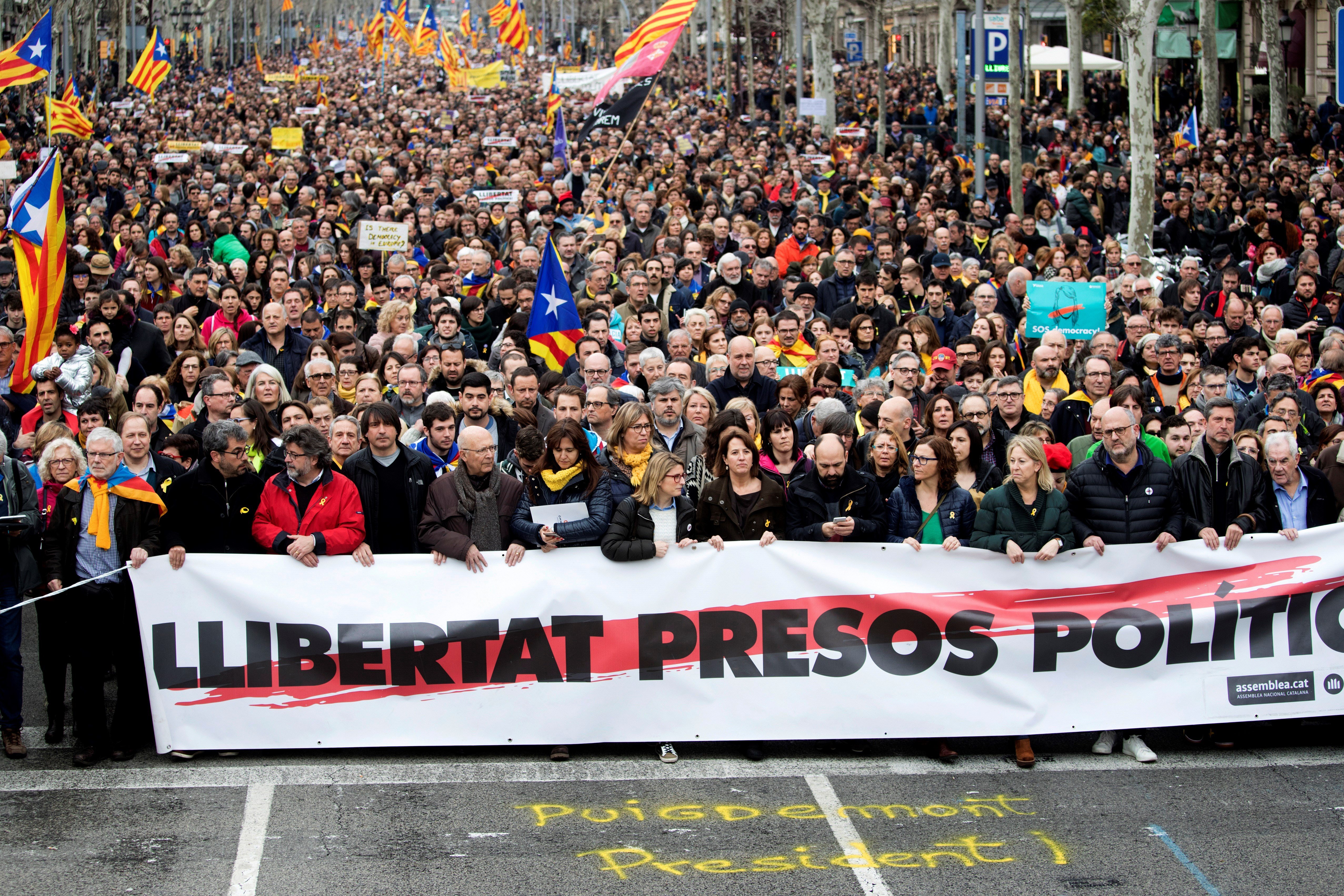 La detenció de Puigdemont a Alemanya encén el sobiranisme