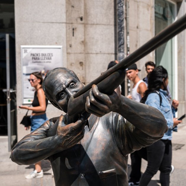 estatua Joan Carles I madrid