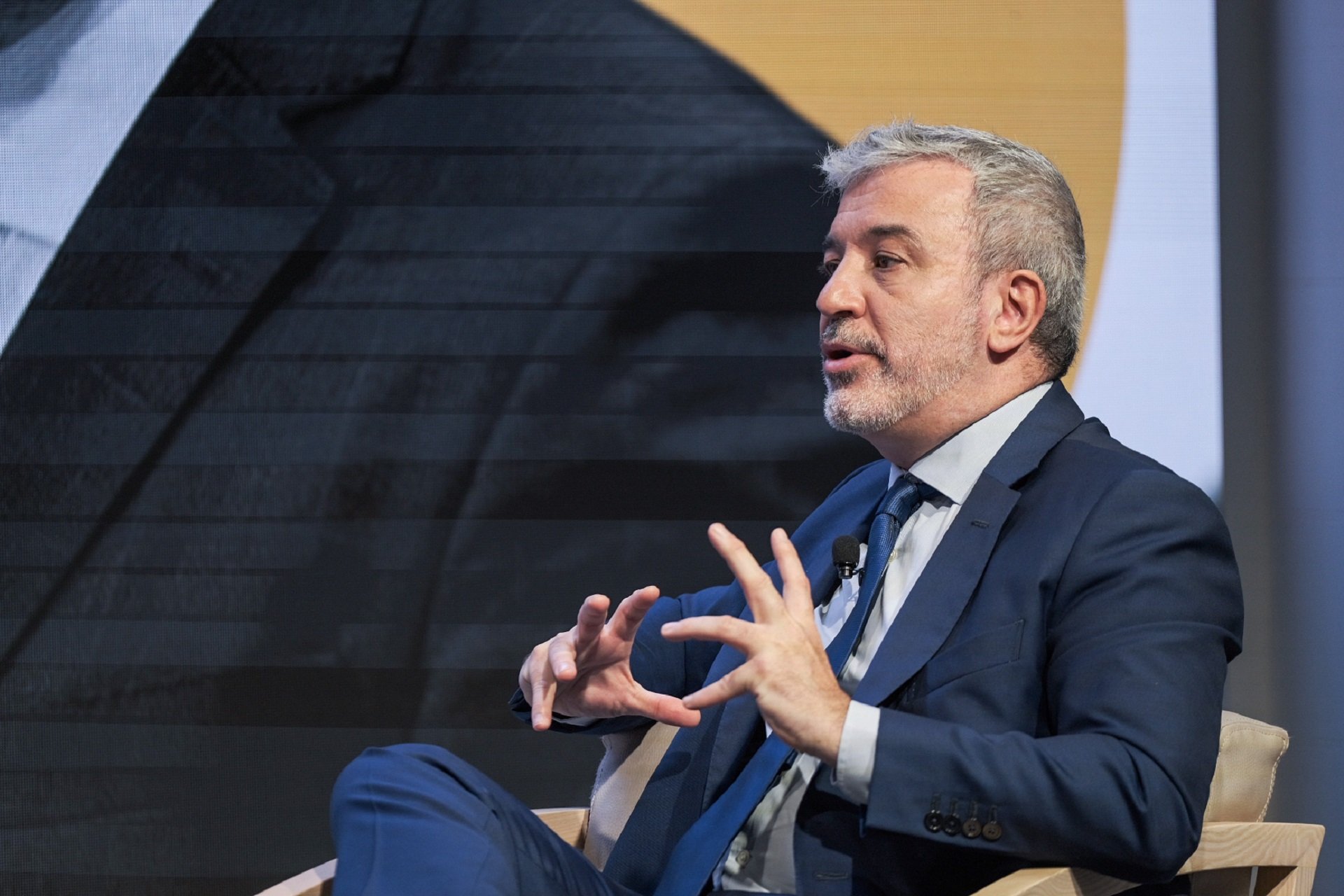 Jaume Collboni al cara a cara con el Nacional Jaume Collboni al cara a cara con el Nacional