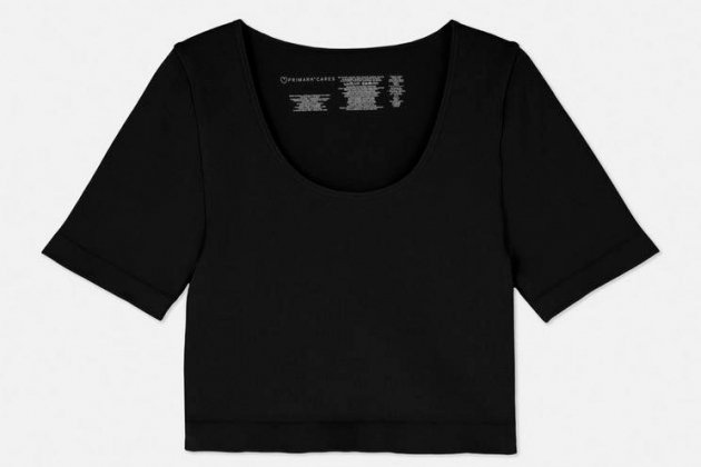Camiseta de manga corta de canalé Camiseta de manga corta de canalé