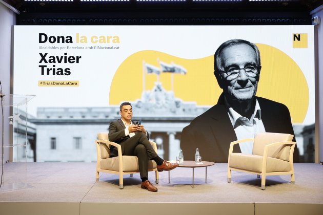 jofre llombart cara a cara el nacional xavier trias foto montse giralt jofre llombart cara a cara el nacional xavier trias foto montse giralt
