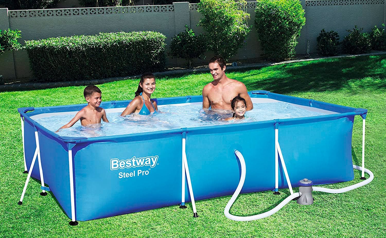 Adelántate al verano con la piscina desmontable con depuradora, cuesta poco más de 100 euros