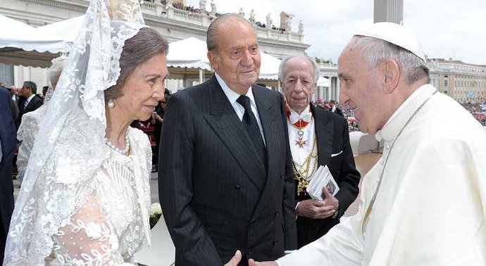 Sofía Juan Carlos Papa Roma GTRES