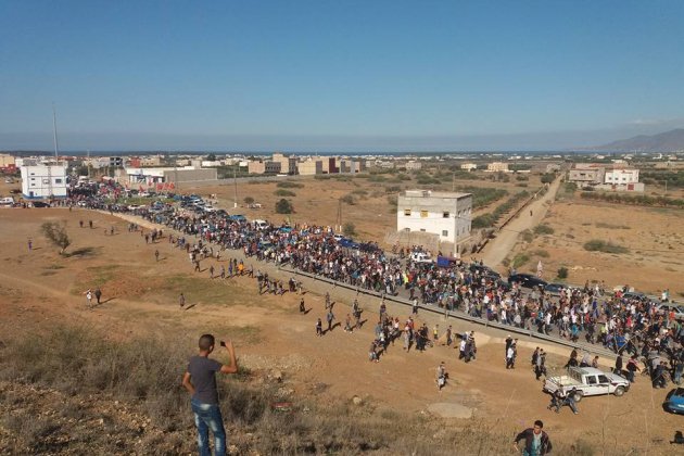 Funeral of Mouhcine Fikri in Imzouren Hirak Rif Mohamed Mouha viquipèdia