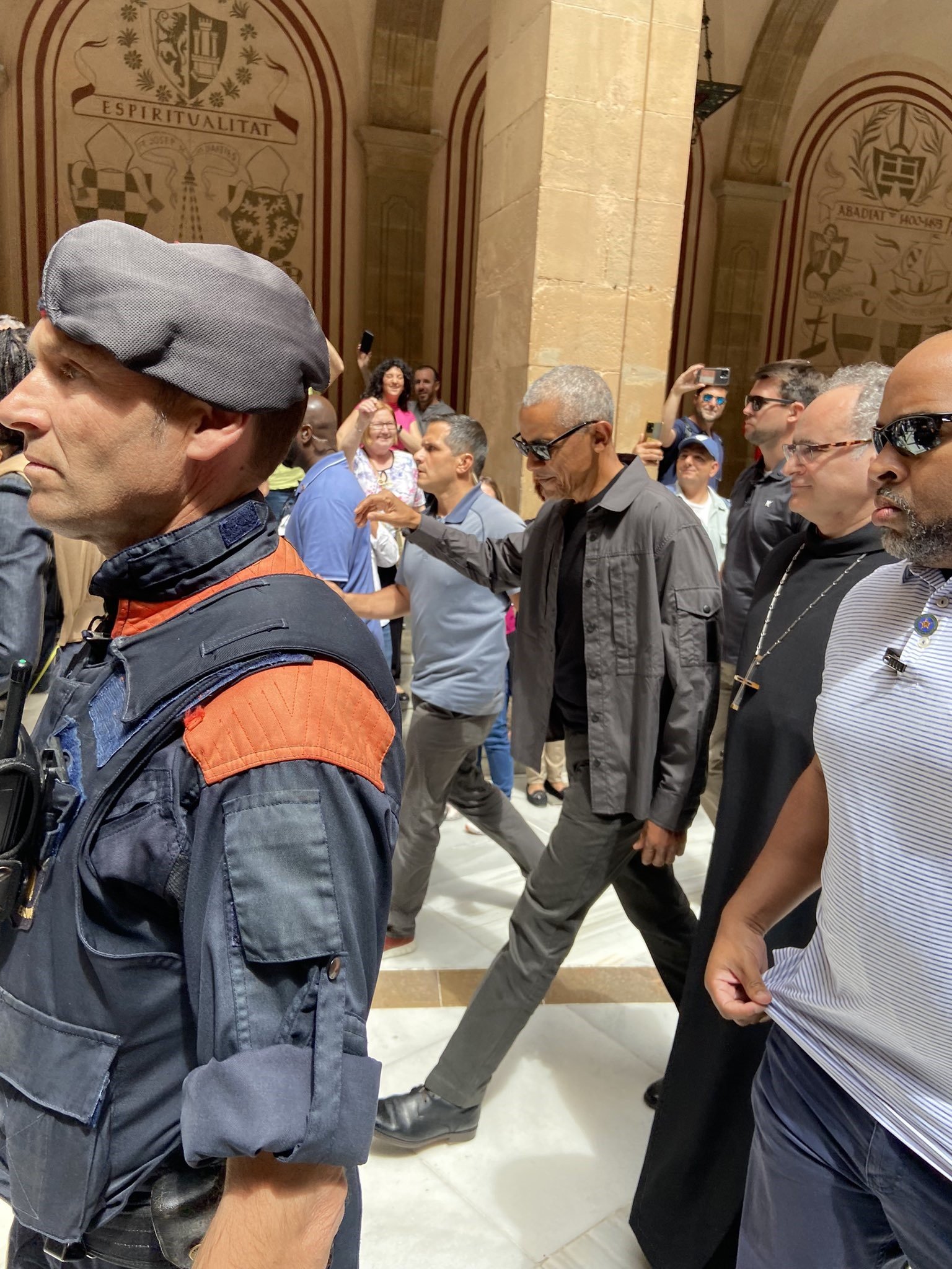 Los Obama y los Spielberg visitan Montserrat tras el concierto de Bruce Springsteen