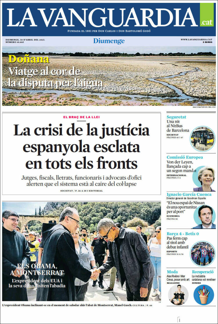 La Vanguardia CAT, 30 abril La Vanguardia CAT, 30 abril