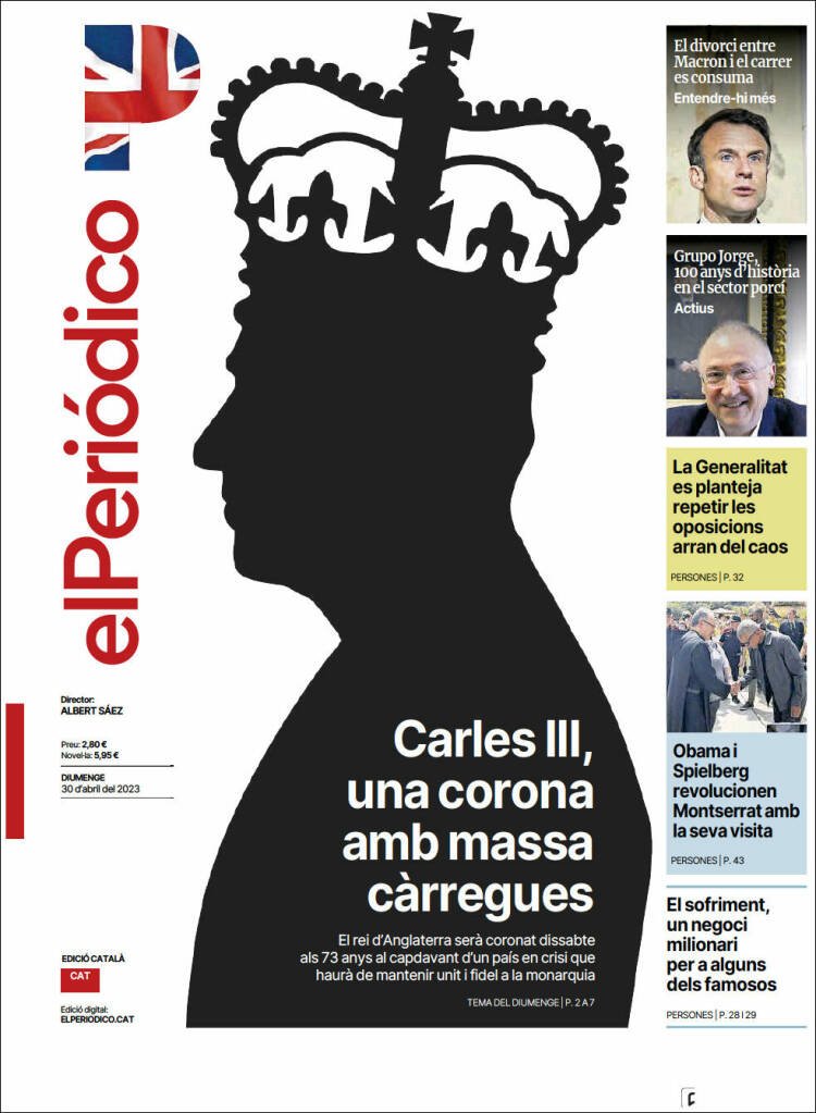 El Periodico CAT, 30 abril El Periodico CAT, 30 abril