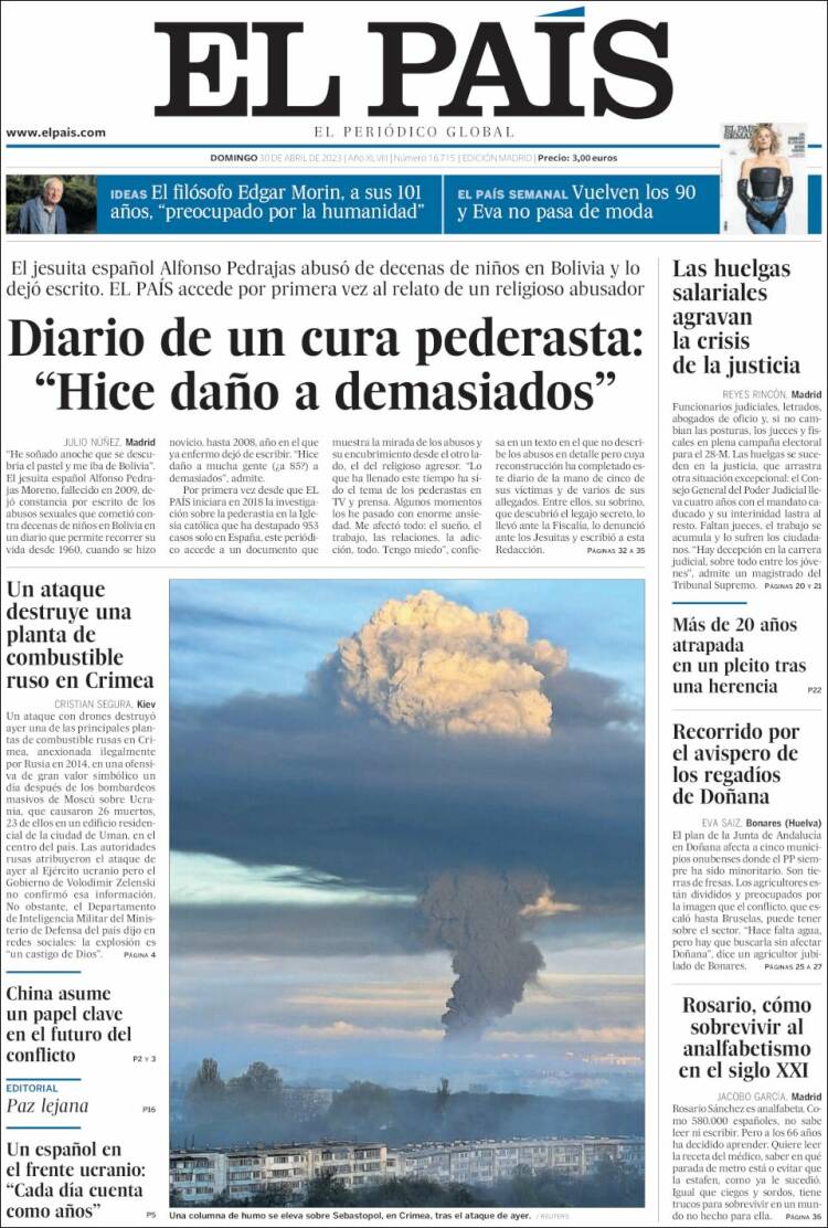 El Pais, 30 abril