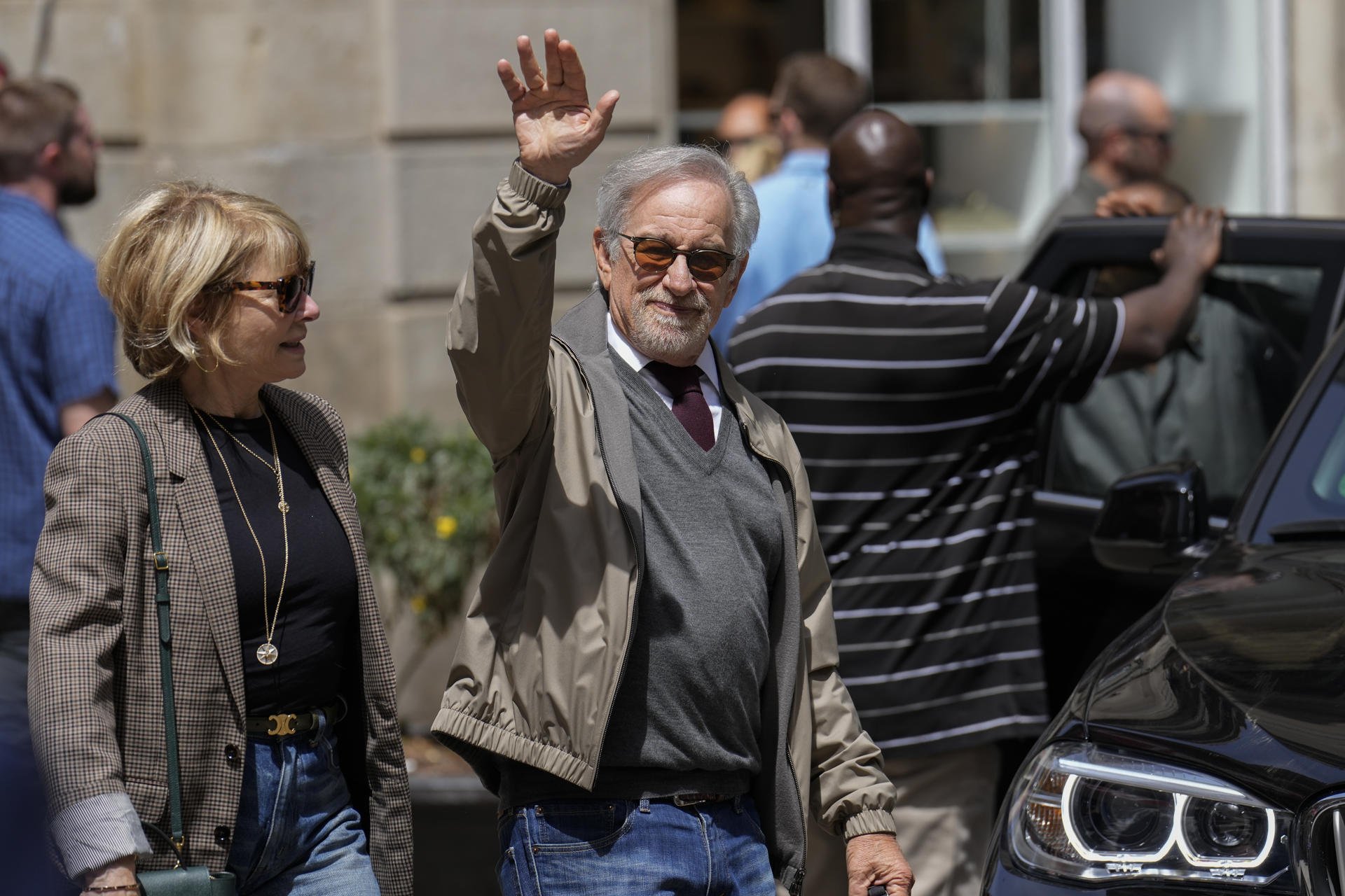 Michelle Obama y Steven Spielberg visitan el Museo Picasso