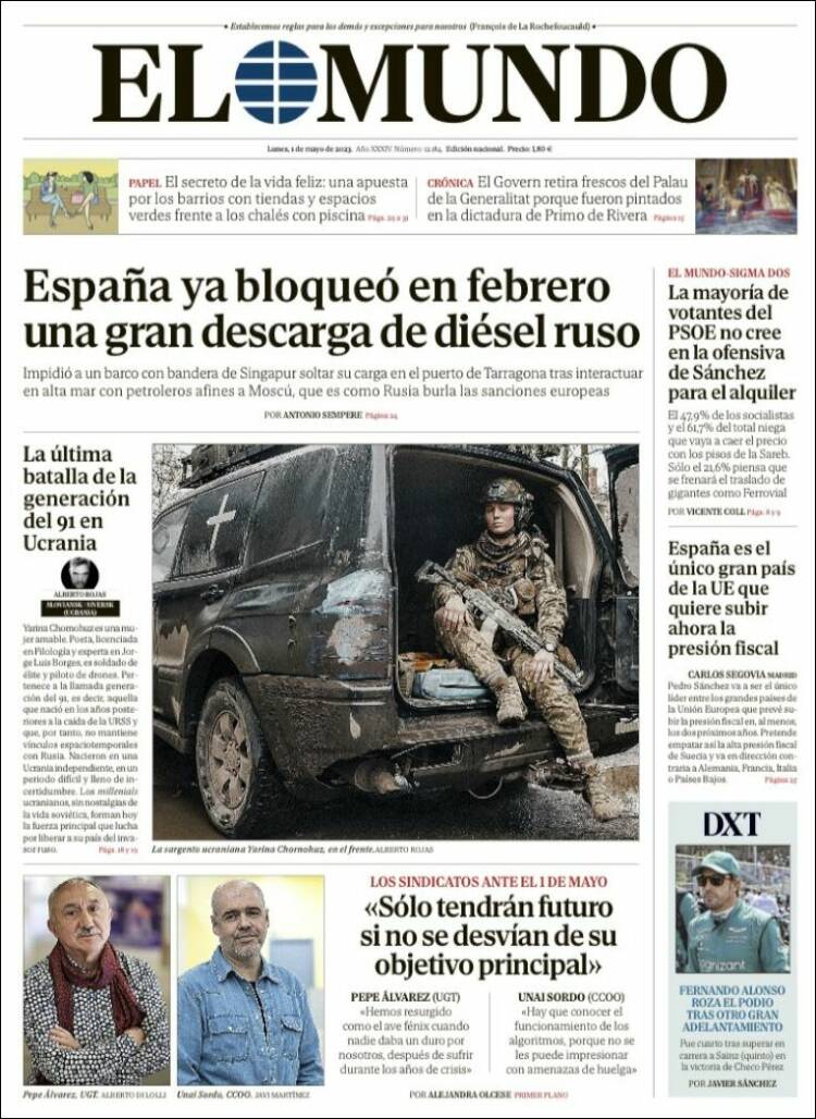 El Mundo 1 maig El Mundo 1 maig