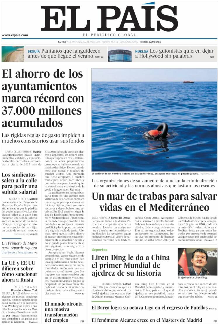 El Pais 1 maig El Pais 1 maig