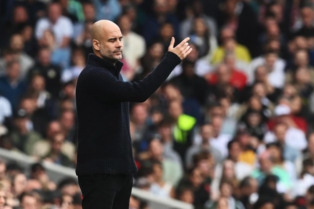 Pep Guardiola queja / Foto: EFE Pep Guardiola queja / Foto: EFE