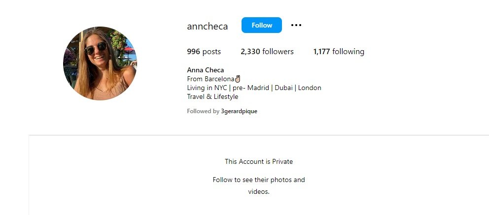 Instagram Anna Checa