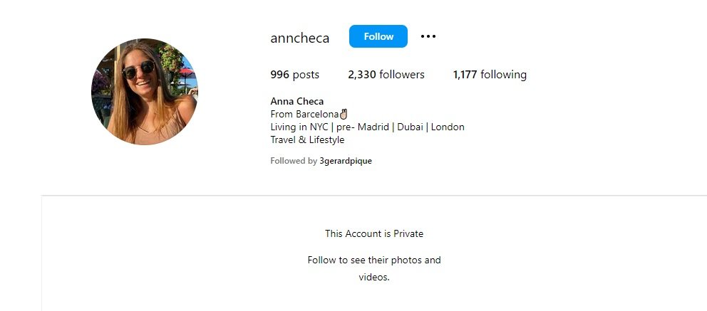 Instagram Anna Checa Instagram Anna Checa