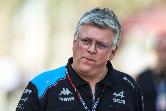 Omar Szafnauer amb cara de circumstàncies en el GP de Bahrain / Foto: Europa Press Omar Szafnauer amb cara de circumstàncies en el GP de Bahrain / Foto: Europa Press