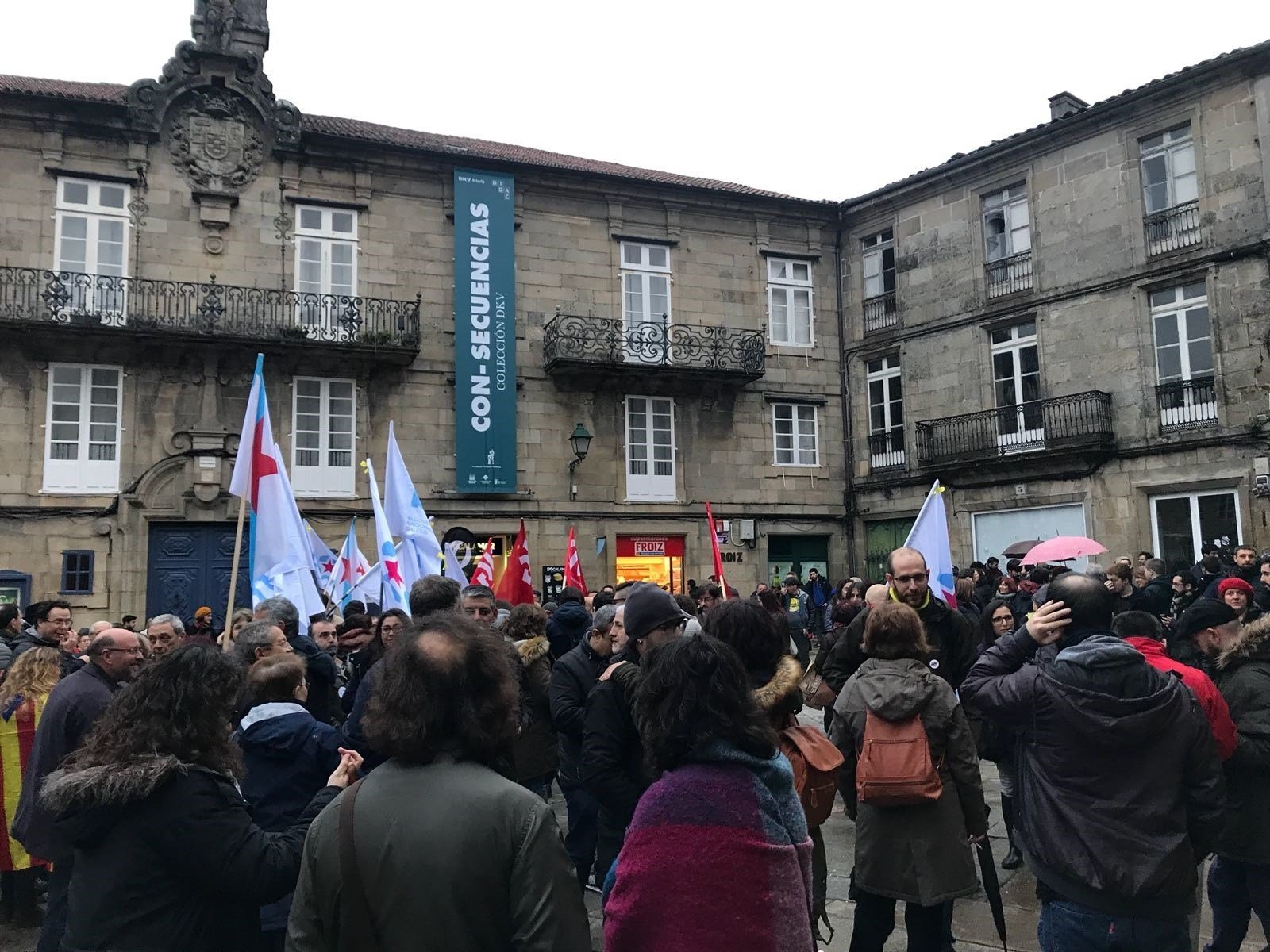 Manifestacions a Galícia per la llibertat dels presos catalans