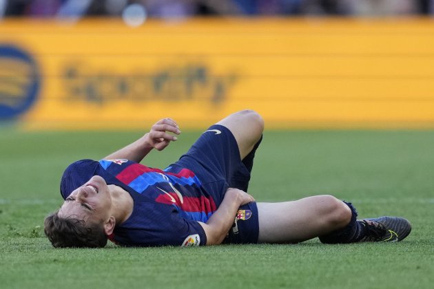 Gavi lesión Barça Osasuna / Foto: EFE - Alejandro Garcia