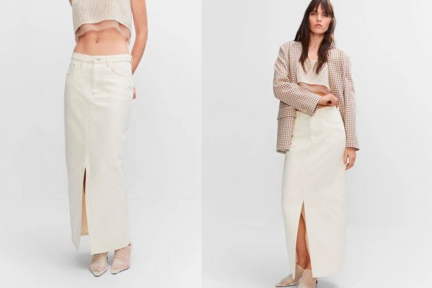 Falda vaquera con abertura1 Falda vaquera con abertura1