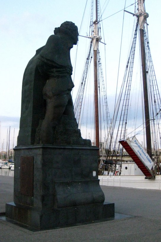 Escultura Joan Salvado Papasseit, de Robert Krier Foto Enfo wikipedia