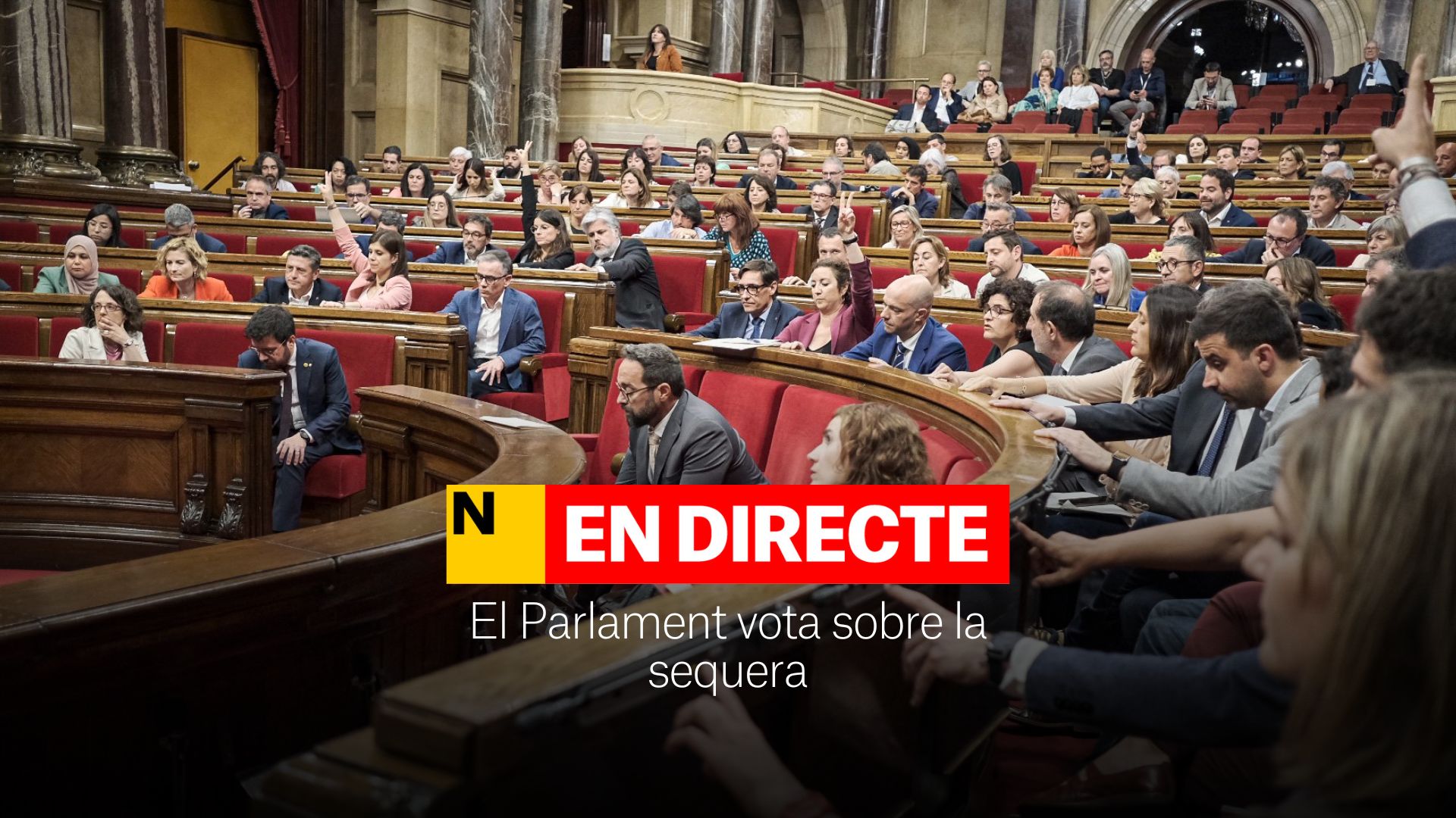 El Parlament vota la proposició de Junts sobre la sequera, DIRECTE