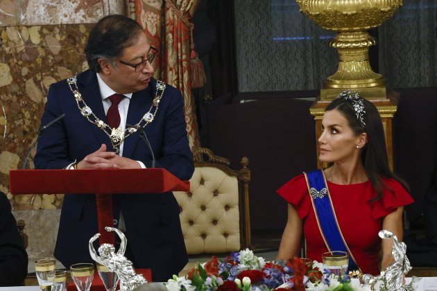 Letizia y Gustavo Petro EFE