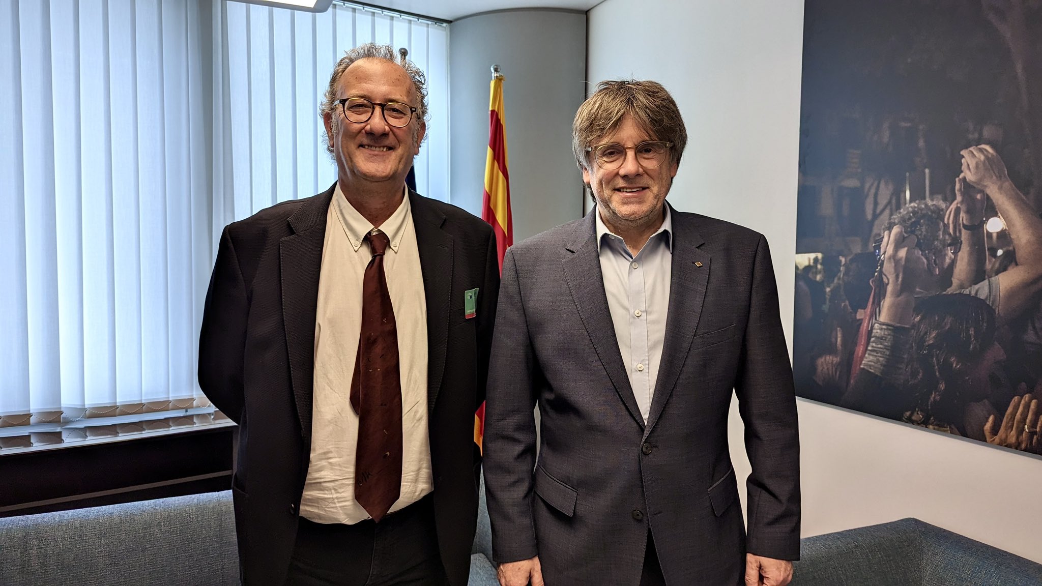 Xavier Antich se reúne con Carles Puigdemont en Bruselas