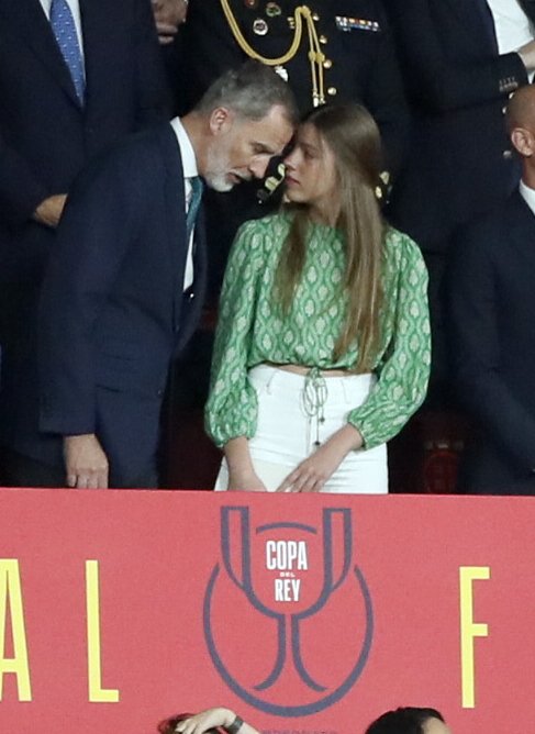 Sofía y Felipe final Copa del Rey EFE