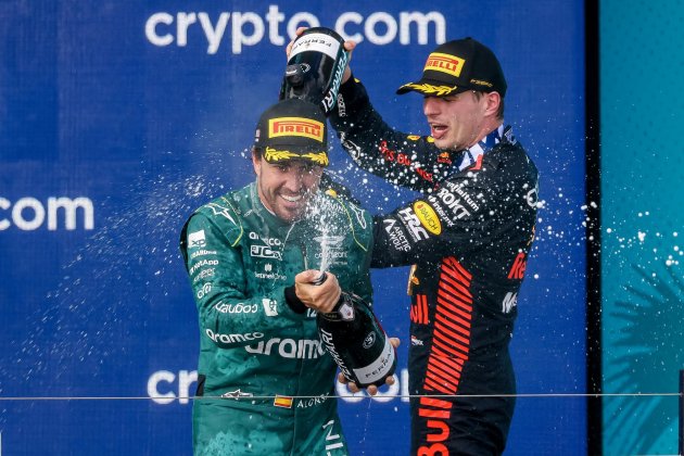 Max Verstappen Fernando Alonso / Foto: EFE