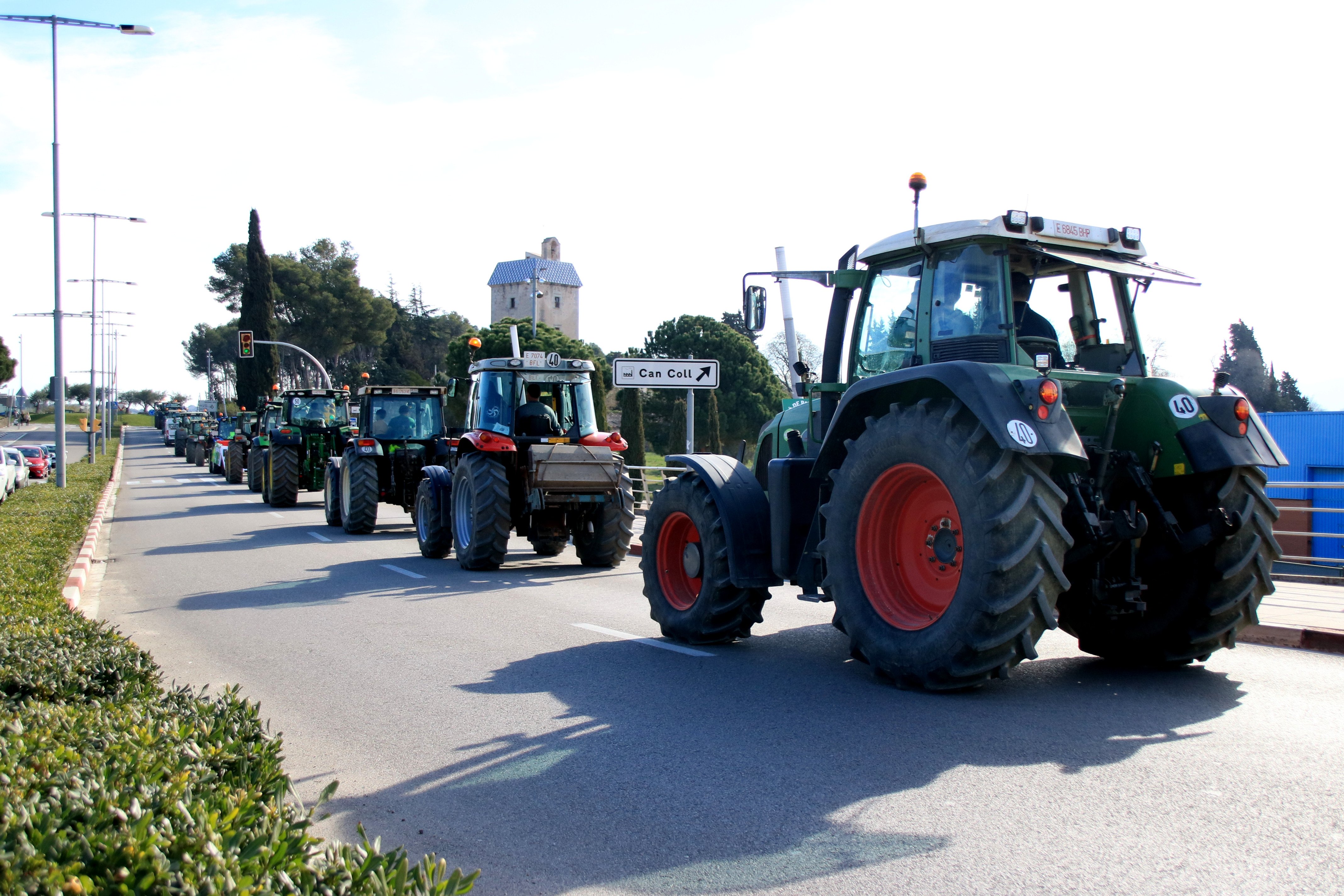 Tractorada d'Unió de Pagesos aquest dimarts contra el govern espanyol per la sequera