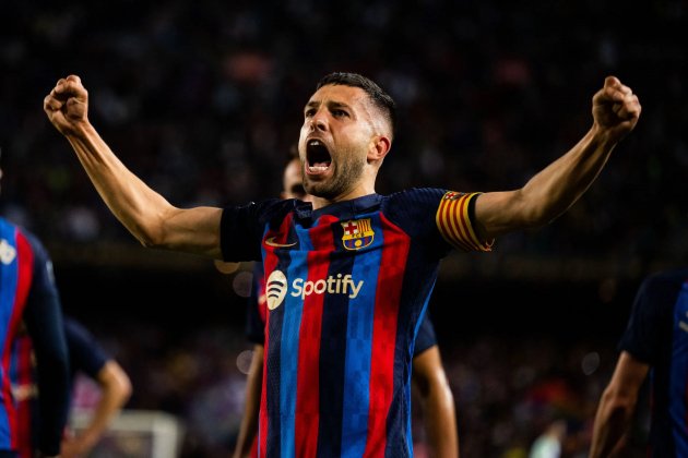 Jordi Alba celebración gol Barça / Foto: FC Barcelona