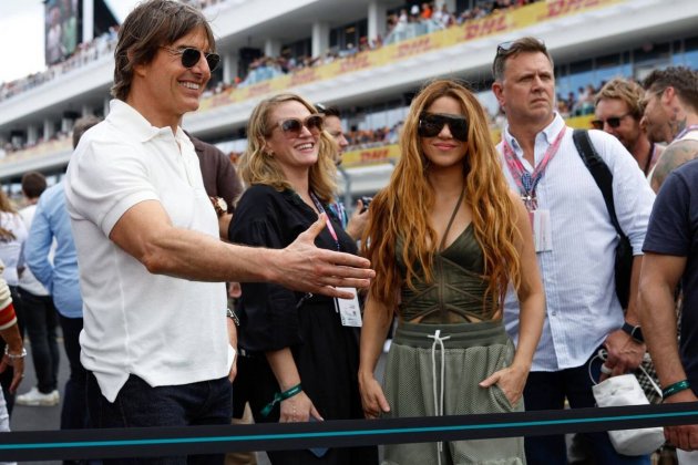 Shakira y Tom Cruise efe Shakira y Tom Cruise efe