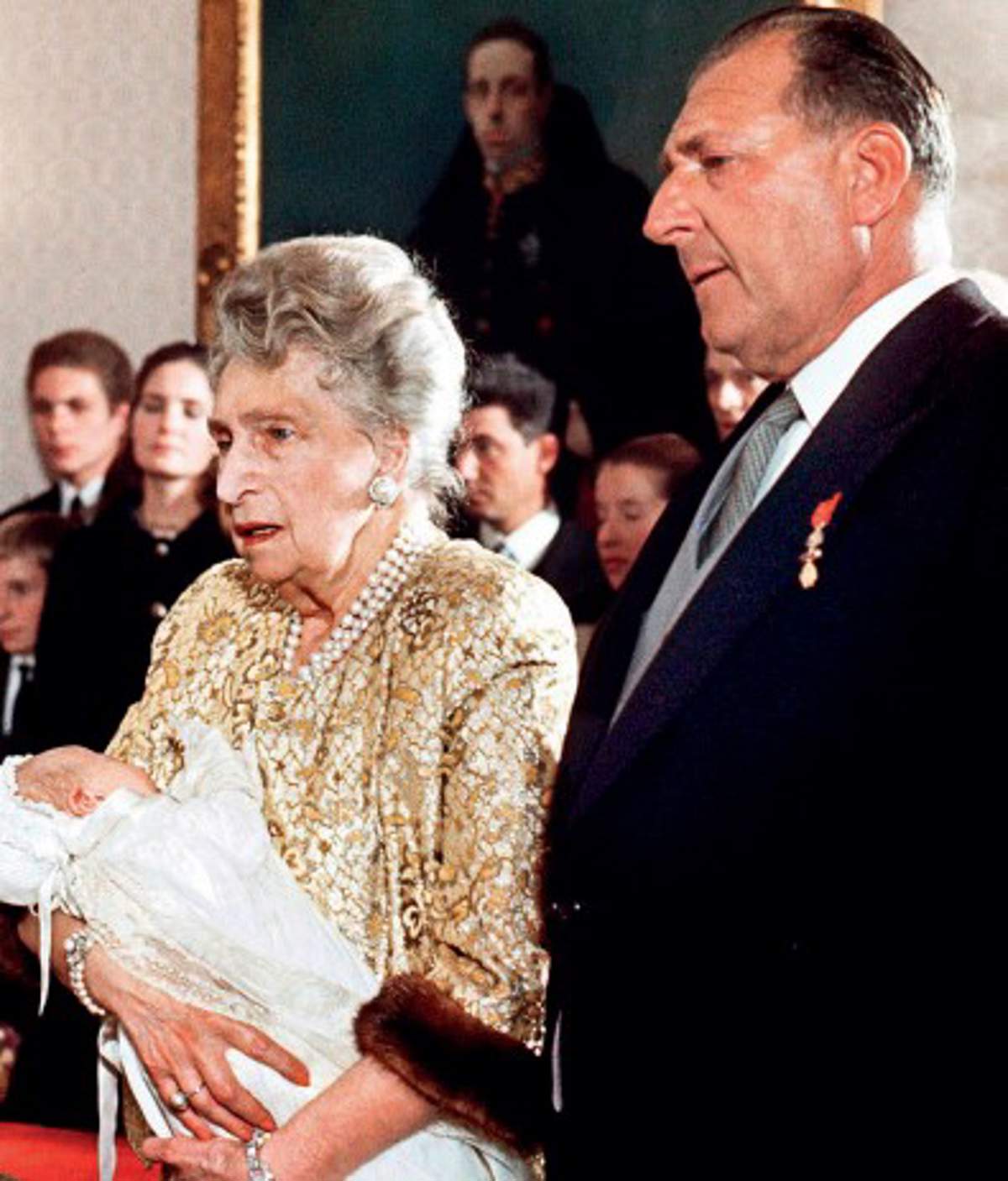 Felipe con reina victoria bautizo Felipe con reina victoria bautizo