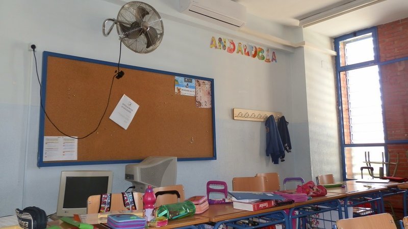 Si diu que suspèn perquè a la seva escola falta aire condicionat, potser té raó