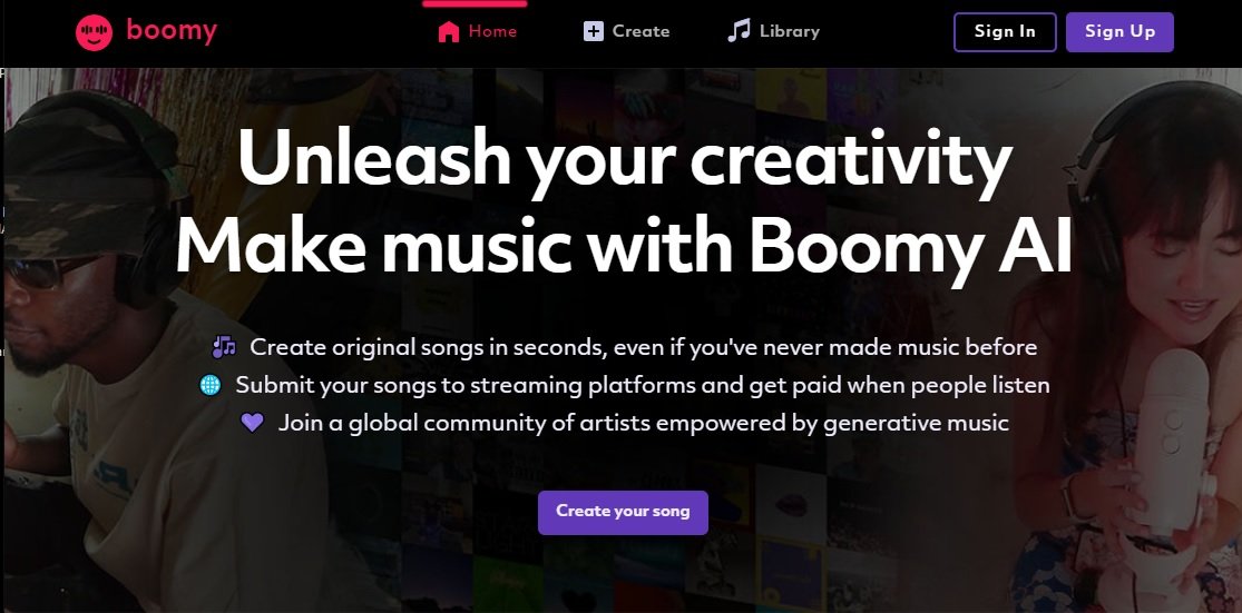 boomy creacio cançons ia boomy creacio cançons ia