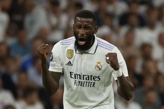 Antonio Rüdiger celebrando Real Madrid / Foto: EFE