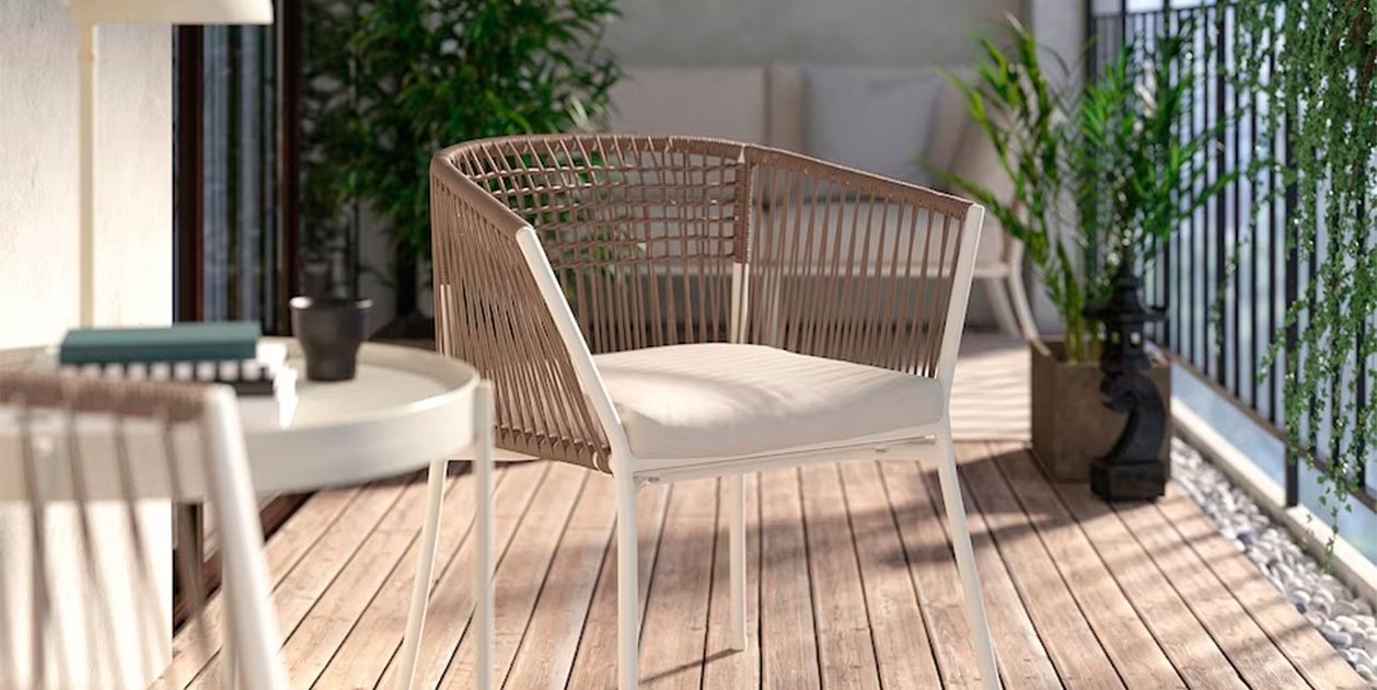 La silla de exterior más elegante está en Ikea