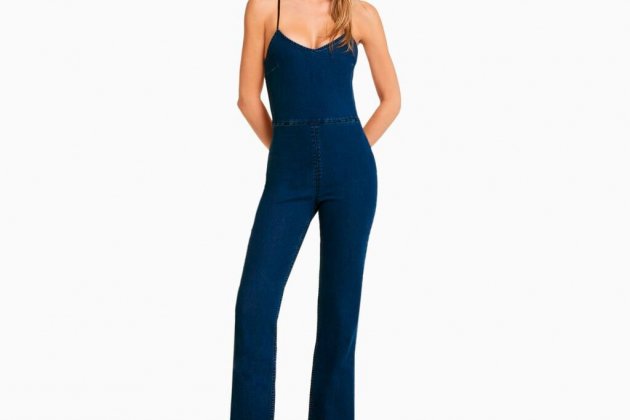 Mona|Granota llarg denim elàstica Mona|Granota llarg denim elàstica