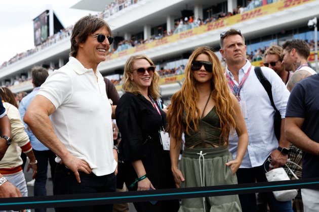 Tom Cruise y Shakira Miami Europa Press Tom Cruise y Shakira Miami Europa Press