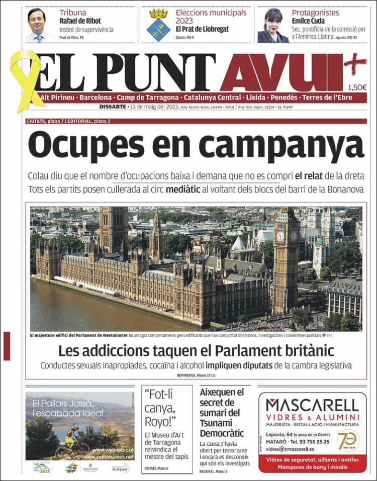 Portada El Punt Avui