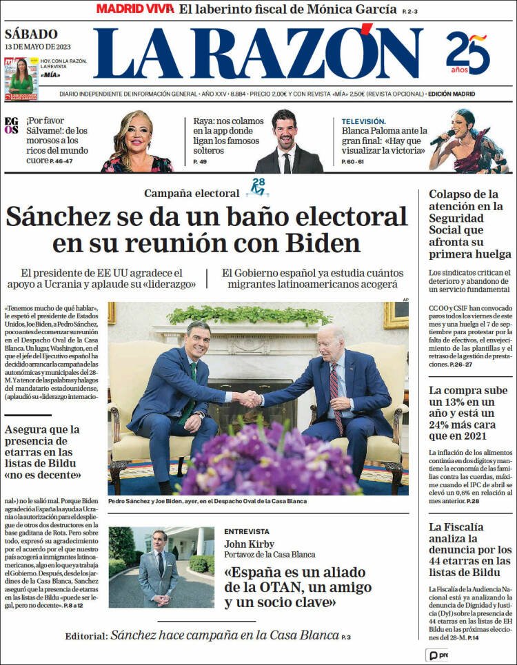 Portada La Razón