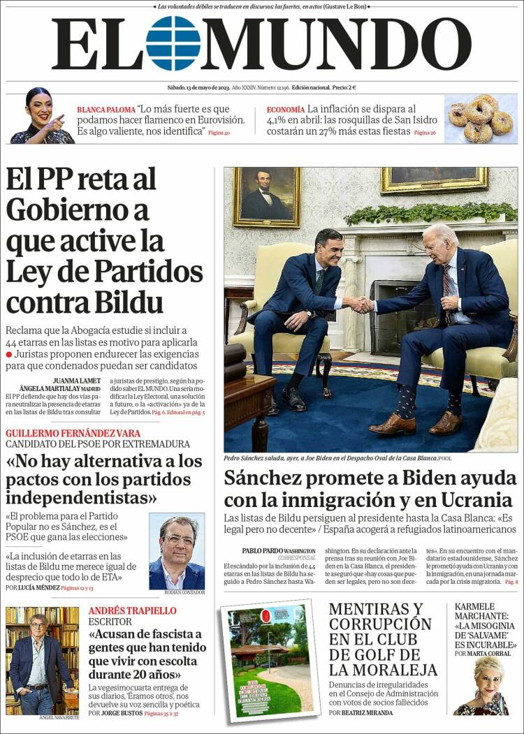 Portada El Mundo