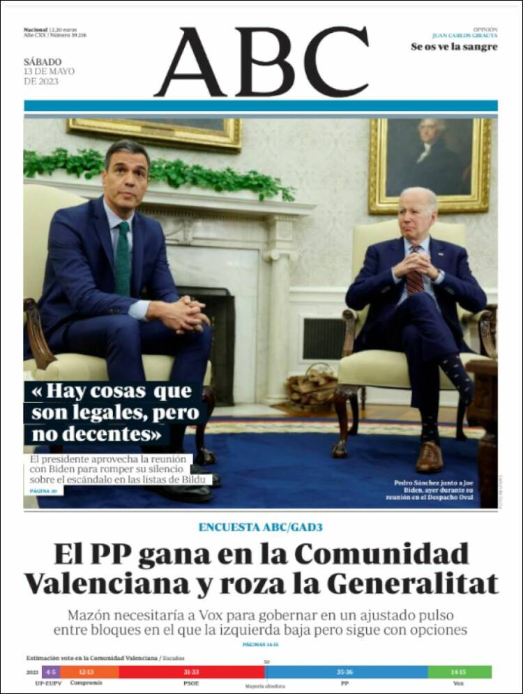 Portada ABC Portada ABC
